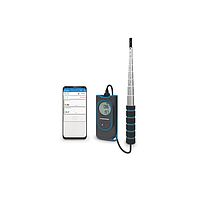 Sauermann Si-VH3 Hotwire Thermo-anemometer ທີ່ມີປະສົມປະສານ Hotwire Probe (0.00 m/s~30.00 m/s, 0.00 m³/h~9999.00 m³/h, -10.00 °C~60.00 °C)