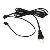 Orion Fans C45-2DC-24P ສາຍພັກພຽງພັນສາຍພັກພຽງ, ສາຍພັກພຽງສອງຫົວ, ເງື່ອນໄຂ 45 ອົງສາ, ສາຍຍາວ 24 ນິ້ວ, ປຸ່ມ NEMA 1-15 AC