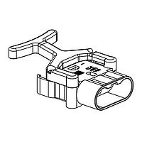 Anderson Power Products 80-8-R ອຸປະກອນເສີມ DIN HANDLE, ແດງ