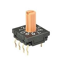 NKK Switches FR01KC16P-W-S ສະຫນັບສະຫນູນການຫຼຽນສະຖານະ 16 POS COMP PLASTIC SHAFT STRT PC WSHBLE