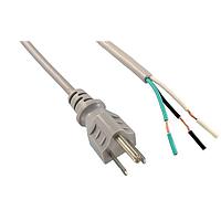 Qualtek Electronics 211012-06 ສາຍພະລັງງານບໍ່ມີປຸ່ມປ່ຽນ 8'0" 3 X 18 3 COND