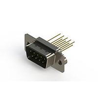 EDAC 627-M09-323-GN2 ຕົວເຊື່ອມ D-Sub - ຕົວເຊື່ອມ D-Sub ຄວາມໜາ້ຄວາມຖືກມາດຕະຖານ ແບບຕັ້ງຕົວແບບຕັດກະເປົາ