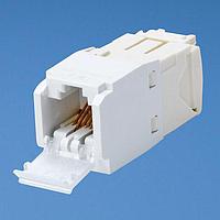 Panduit CJD688TGWH ຕູ້ເຊື່ອມຕໍ່ແບບມົດູລາ / ຕູ້ເຊື່ອມຕໍ່ Ethernet Mini-Com Shuttd Mod Cat 6 UTP 8