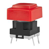 NKK Switches JB15HAP-4CC ສະຫນອງສະຫນອງສະຫນອງສະຫນອງ SPST OFF-(ON) ແດງ