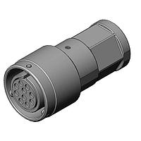JAE Electronics JK06DF10SN5-F0 ຕົວເຊື່ອມຕໍ່ Circular MIL Spec 10 ຕໍ່ຕຳແໜ່ງ Panel Mount, Receptacle, Pin Contact, N