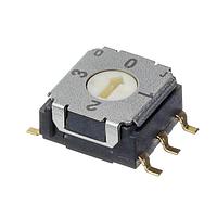 Nidec Components CS-7-14MB ສະຫຼອງສະຫຼອງສະຫຼອງສະຫຼອງ smd selector 1 pole,4 throw,gull w, non-short,detent