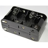 Eagle Plastic Devices 12BH281D-GR ຖານຖືຖີ່ມແບດເຕີຣີ 8 ຊຸດ ມີແຖບບອດຊເດີ