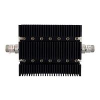 Fairview  SA6NFNF100W-06  6 dB Fixed Attenuator N Female To N Female Directional Up To 6 GHz Rated To 100 Watts With Black Aluminum Heatsink Body