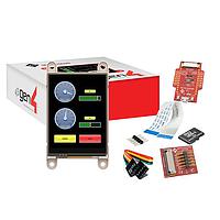 4D Systems SK-gen4-24DT ຊຸດເຄື່ອງມືພັດທະນາຈໍສະແດງເລີ່ມຕົ້ນສໍາລັບ gen4-uLCD-24DT ພ້ອມກັບ uSD-4GB Industrial, gen4-IB, 4D-UPA ແລະ ສາຍແຟຣມ FFC 150mm