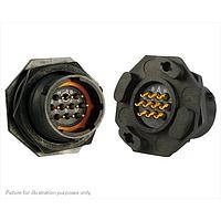 Eaton Souriau-Sunbank UTS712E10P ຮອບຮອງ 10P Pin Receptacle Jam Nut ຂະໜາດ 12E