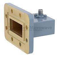 Fairview FMWCA1015 WR-137 to SMA Female Waveguide to Coax Adapter CPR-137G Grooved Flange With 5.85 GHz to 8.2 GHz Frequency Range For C Band