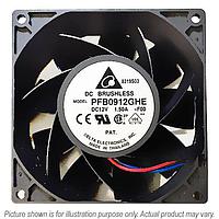 Delta Electronics, Inc. PFB0924EHEP5 ພັງລົມ Axial DC Axial, 92x92x38mm, 24VDC, 103.67CFM, 7.92W, 54dBA, Tach/PWM, IP55