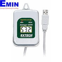 Extech 42275 Temperature/Humidity Datalogger Kit with PC Interface