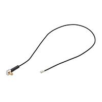 Molex 73230-6260 ການປະກອບສາຍ RF MCX ປລັກມຸມຂວາ ເຖິງ I-PEX MHF 4L LK ປລັກ, ສະຕິກເສັ້ນສາຍ 1.37mm, ຄວາມຍາວສາຍ 305.80mm, 50 ໂອມ