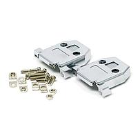 AIM-Cambridge / Cinch Connectivity Solutions 40-9715HS ຝາຫົວຫົວສອງສ່ວນ HOOD PLASTIC 15 POS. METALIZED DELUXE