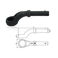 TOPTUL AAAV3232 ທໍ່ແຫວນດ່ຽວ 45° Offset (32mm, L=195mm)