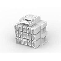 AMP Connectors - TE Connectivity 1-1971876-7 ກອງປະກອບປລັກ 3 x 5 PBT-A Plug Hsg
