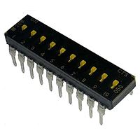 CTS Electronic Components 209-10LPST ສະຫນັບ DIP SPST 10 ສ່ວນຂອງສະຫນັບ