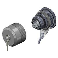 Amphenol FSI FS4H8081-6C13YK ຕົວເຊື່ອມ RECEPT ASSY JAM NUT 4CH KEY1 REAR HARDWARE KIT (4) MTFP1100C, (2) MTFP1175