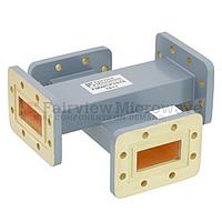 Fairview FMWCP1078 50 dB WR-137 Waveguide Crossguide Coupler With CPR-137G Grooved Flange from 5.85 GHz to 8.2 GHz