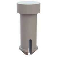 Essentra Components 27PIF0126 ອຸປະກອນກັບກັບດ່ວນ Push-In, ຮູ Hole .350, Panel Thk .768
