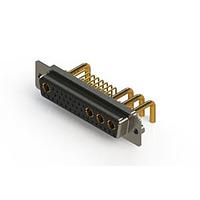 EDAC 630-36W4650-2N2 ຕູ້ຕິດຕໍ່ D-Sub ປະສົມມຸມຂວາ ຕູ້ຕິດຕໍ່ພະລັງງານ Combo D-Sub