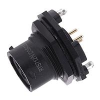 Amphenol SINE Systems RTS712ND3S0332 ຕົວເຊື່ອມຕໍ່ Receptacle, Jam Nut SZ12