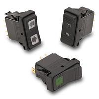 Carling Technologies V1D1B604-6RZ00-000 ສະຫງວນສະຫງວນ Rocker Switch SPST ON-OFF