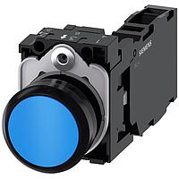 SIEMENS A6X30141484 ປ່ອງສະຫນັບສະຫນູນມາດຕະຖານ ປຸ່ມກົດ. ສີຟ້າ