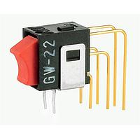 NKK Switches GW22RCV ສະຫນັບສະຫນູນ Rocker DPDT ON-ON ແດງ VERT ROCKER ACTUATOR
