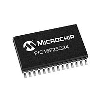 Microchip Technology PIC18F25Q24-E/SO ມາຄຣອຄຄອນໂຕເລີ 32KB Flash, 2KB RAM, 512bytes EEPROM, MVIO, 10b ADC2, 8b DAC, ACP, Comp, PWM,
