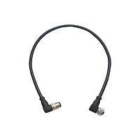 HARTING 21348687C78005 ເຄື່ອງສາຍ Ethernet / ເຄື່ອງສາຍເຄືອກ M12A 12PIN 12POLE DBL M/F RA 0.5M PUR