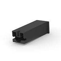 AMP Connectors - TE Connectivity 2-172076-2 ທາບ ເຮາຊິ້ງ 250 POSITIVE LOCK REC 1P BLACK