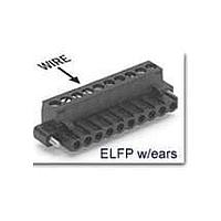 Amphenol PCD Shenzhen ELFP10210E ປລັກ 10P R/A Plug .200" ມີຫູການຕິດຕັ້ງ
