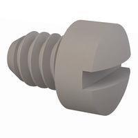 Essentra Components 010440F014 ສກຣູດເຄື່ອງຈັກ Fillister Slotted, ການດັບ #4-40, ຄວາມຍາວ 9/64