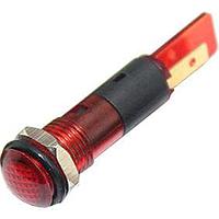Mallory Sonalert FL1P-8NJ-1-R12V ດີດເອດ LED ແດງ 8MM ແມັດ 12VAC/DC