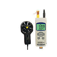 OMEGA HHF-SD2 Vane Anemometer ກັບຕົວບັນທຶກຂໍ້ມູນໃນເວລາທີ່ແທ້ຈິງ (70 to 4921 FPM)