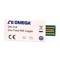 OMEGA OM-21A-R2-10PK ອຸປະກອນບັນທຶກຂໍ້ມູນອຸນຫະພູມ USB ໃຊ້ຄັ້ງດຽວ ສໍາລັບບົດລາຍງານການກວດສອບ (Temperature, USB, ± 0.5 °C)