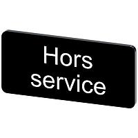 SIEMENS 3SU19000AC160GR0 ປ້າຍປ້າຍຊື່, Hors Service INSCR. LABEL, BLK 12.5X27MM,HORS SERVICE