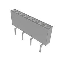 Samtec BCS-108-F-S-PE-BE ລຳດັບປະຕູຜ່ານການຜ່ານຜ່ານ