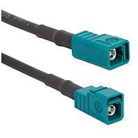 Amphenol RF 095FJZFJZSGM500 ສາຍສັ້ນ RF FAKRA ປະເພດ Straight Jack G-58, ຄວາມຍາວ 5 ແມັດ