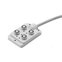 Omron Automation and Safety XW3B-P655-G11 ກະບວນຕໍ່ສາຍກັບກັບ IP67 6PT IN 3W DC NPN ConTer