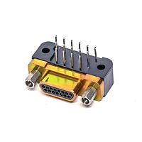 Glenair MWDM1L-15PCBRP-.190 ຂໍ້ມູນ Micro-D D-Sub Connectors 15P R/A PCB Micro-D Pin .190" Cadmium