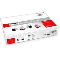 Wurth Elektronik 875105 ຊຸດຄອບສາມຊິດອອກການິກອະລູມິນຽມພອລິເມີເຣີຄອບຊາມພວກ WCAP-PSLP 35 ຊິ້ນ SMD V-Chip 15 ຊິ້ນ Ea