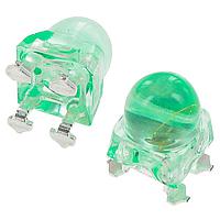 Broadcom ALMD-CM3F-Y1002 ໄຟ LED ສີດຽວ ແບບ LAMP 5MM ສີຂຽວ InGaN 30deg