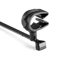 HellermannTyton 156-01777 ສາຍຜັນມາດຕະຖານ PA66HIRHSUV, ສີດຳ, 1000/CTN