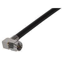 HUBER+SUHNER 16_SMA-50-4-50/133_NE ຕົວເຊື່ອມ SMA ປັ້ນມຸມຂວາ ປຸ່ມສາຍສັ້ນ (ຜູ້)