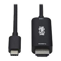 Tripp Lite U444-003-HDR2BE ສາຍຕໍ່ອະເດັດເຕີ USB-C ໄປ HDMI ADPTR,HDR, DP1.2