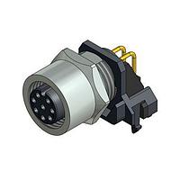 Amphenol CONEC 43-02639 ຕົວເຊື່ອມ M12 A-code 8P FML RA Shlded Frnt Mnt SP