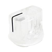 Eagle Plastic Devices 450-5120C ປຸ່ມຄວບຄຸມ & ປຸ່ມດົນ CLR/BLK D SHAFT 19.0mm x 14.5mm